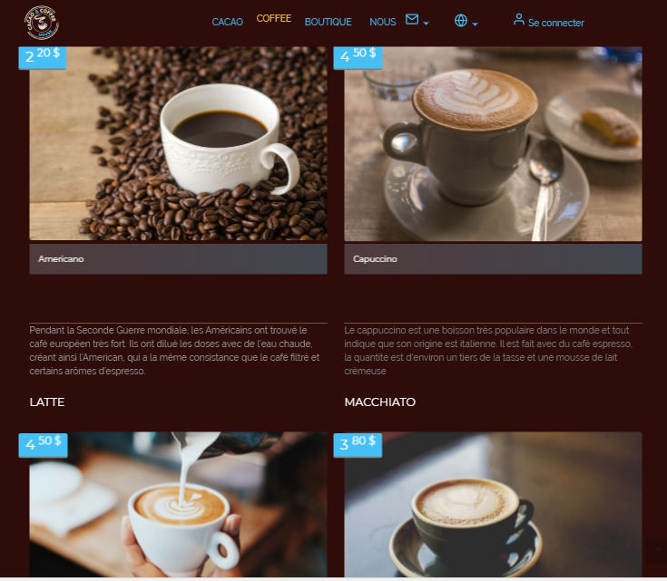 Plan Web transactionnel pour la création d’un magasin en ligne